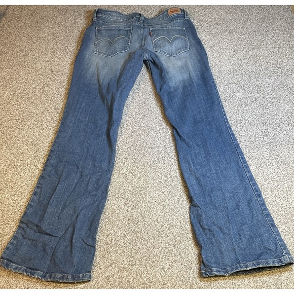 LEVI'S Womens 528 Curvy Flared Jeans US 11 Blue Cotton - Picture 7 of 10